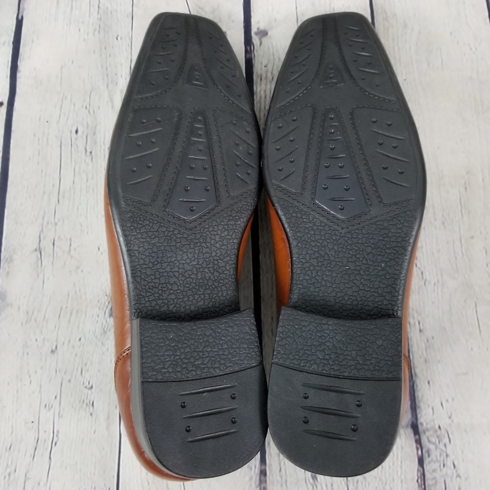 VITTORIO SALDANI | stacked heel tapered toe shoe - Picture 6 of 7